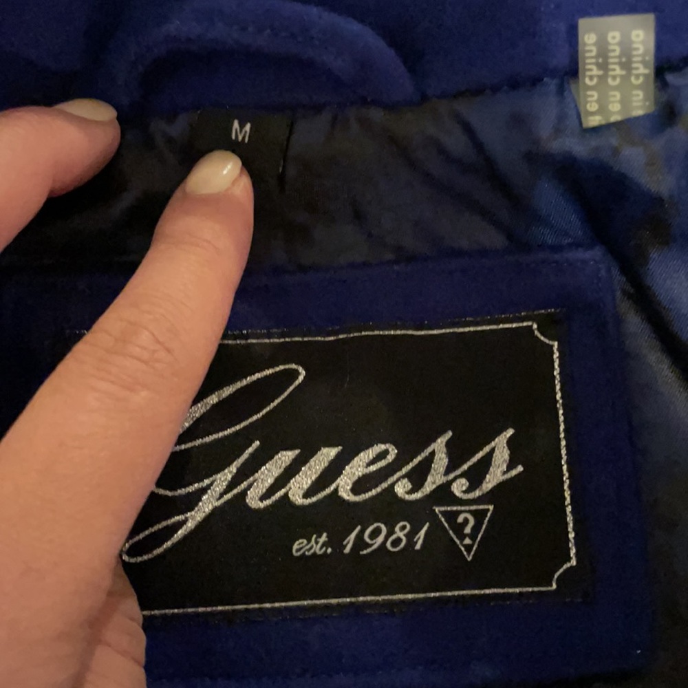 Guess warm blue coat - Picture 6 of 6